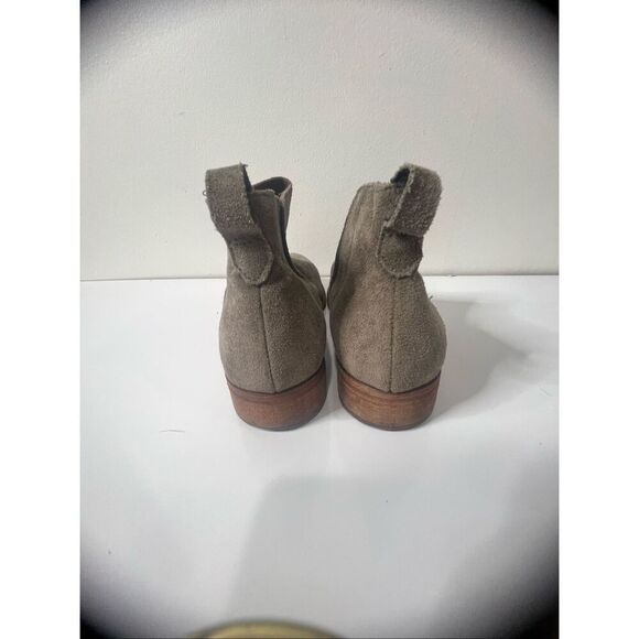 Kork-Ease Suede Ankle Boots Brown Taupe Gray Sz 10M - Picture 5 of 8